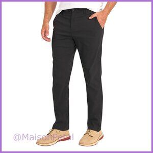 Regular Fit Ultra Stretch Chino Pants, Moisture-Wicking Nylon Travel Pants